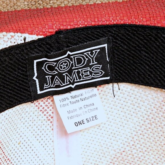 Cody James American Flag Straw‎ Cowboy Drifter Hat main image 9